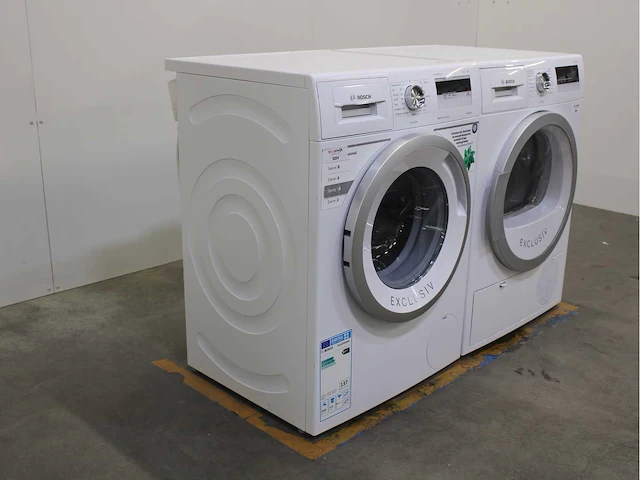 Bosch serie|4 varioperfect ecosilence drive exclusiv wasmachine & bosch serie|4 exclusiv wasdroger - afbeelding 4 van  8