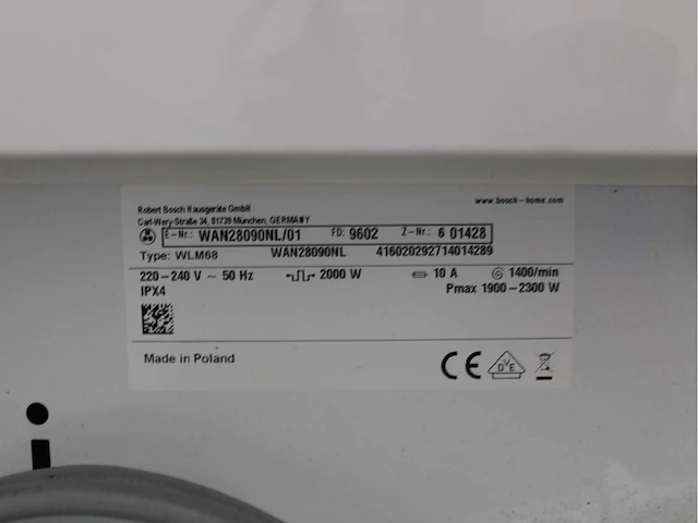 Bosch serie|4 varioperfect ecosilence drive exclusiv wasmachine & bosch serie|4 exclusiv wasdroger - afbeelding 5 van  8