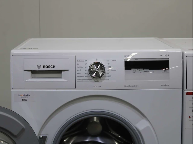Bosch serie|4 varioperfect ecosilence drive exclusiv wasmachine & bosch serie|4 exclusiv wasdroger - afbeelding 3 van  8