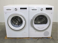 Bosch serie|4 varioperfect ecosilence drive exclusiv wasmachine & bosch serie|4 exclusiv wasdroger - afbeelding 1 van  8