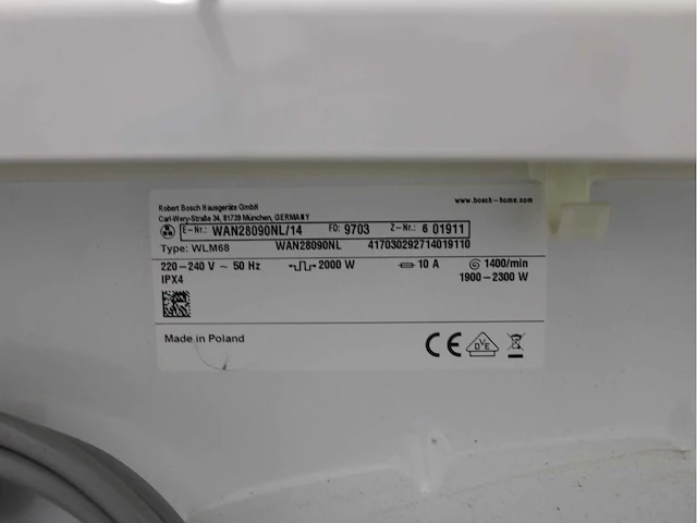Bosch serie|4 varioperfect ecosilence drive exclusiv wasmachine & bosch serie|4 exclusiv wasdroger - afbeelding 5 van  8