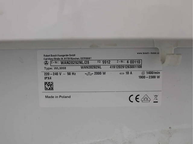 Bosch serie|4 varioperfect ecosilence drive exclusiv wasmachine & bosch serie|4 exclusiv wasdroger - afbeelding 5 van  8