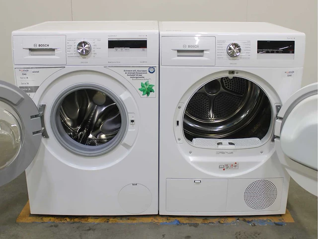 Bosch serie|4 varioperfect ecosilence drive exclusiv wasmachine & bosch serie|4 exclusiv wasdroger - afbeelding 2 van  8