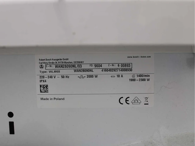 Bosch serie|4 varioperfect ecosilence drive exclusiv wasmachine & bosch serie|4 exclusiv wasdroger - afbeelding 5 van  8