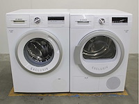 Bosch serie|4 varioperfect ecosilence drive exclusiv wasmachine & bosch serie|4 exclusiv wasdroger - afbeelding 1 van  8