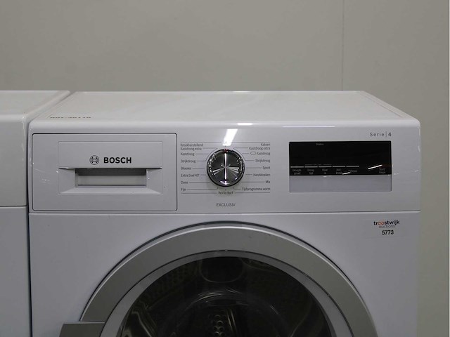 Bosch serie|4 varioperfect ecosilence drive exclusiv wasmachine & bosch serie|4 exclusiv wasdroger - afbeelding 6 van  8