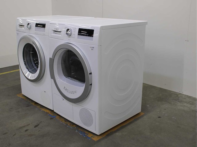 Bosch serie|4 varioperfect ecosilence drive exclusiv wasmachine & bosch serie|4 exclusiv wasdroger - afbeelding 7 van  8