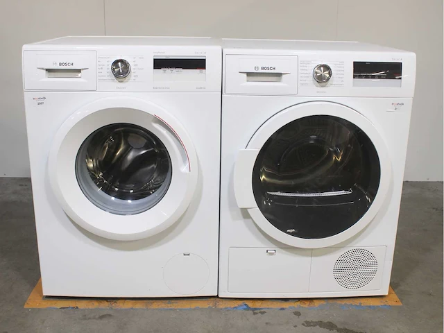 Bosch serie|4 varioperfect ecosilence drive exclusiv wasmachines & bosch serie|4 exclusiv wasdrogers - afbeelding 1 van  8