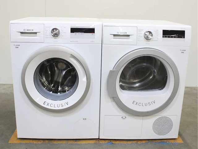 Bosch serie|4 varioperfect ecosilence drive exclusiv wasmachines & bosch serie|4 exclusiv wasdrogers - afbeelding 1 van  8