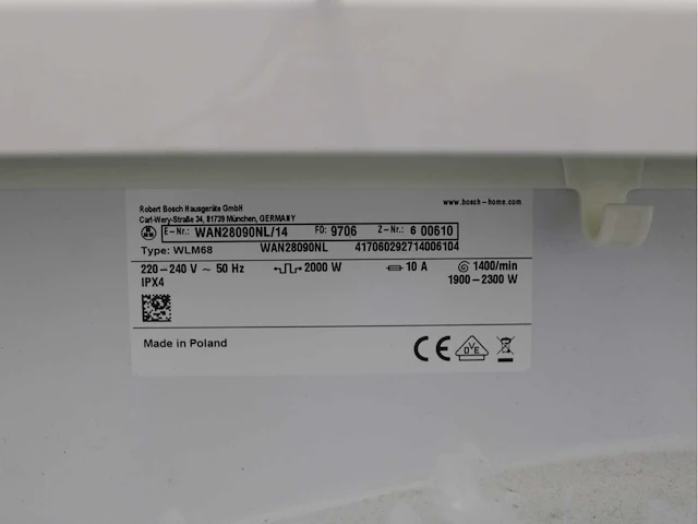 Bosch serie|4 varioperfect ecosilence drive exclusiv wasmachines & bosch serie|4 exclusiv wasdrogers - afbeelding 5 van  8