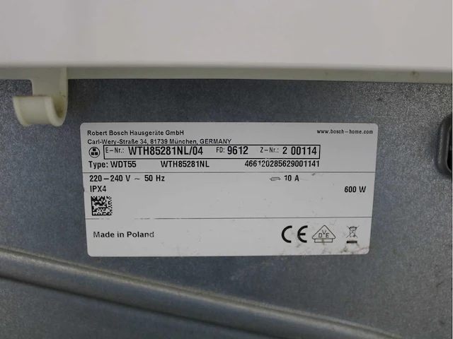 Bosch serie|4 varioperfect ecosilence drive exclusiv wasmachines & bosch serie|4 exclusiv wasdrogers - afbeelding 8 van  8
