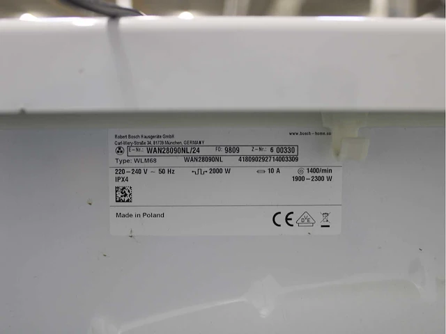 Bosch serie|4 varioperfect ecosilence drive exclusiv wasmachines & bosch serie|4 exclusiv wasdrogers - afbeelding 5 van  8