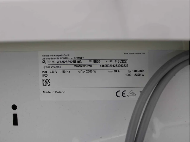 Bosch serie|4 varioperfect ecosilence drive exclusiv wasmachines & bosch serie|4 wasdrogers - afbeelding 5 van  8