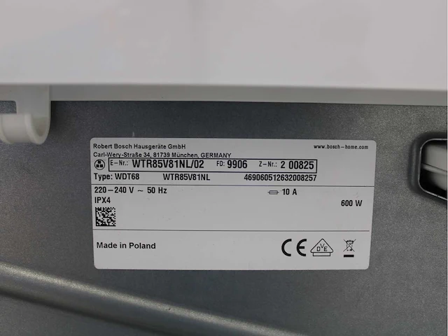 Bosch serie|4 varioperfect ecosilence drive exclusiv wasmachines & bosch serie|4 wasdrogers - afbeelding 8 van  8