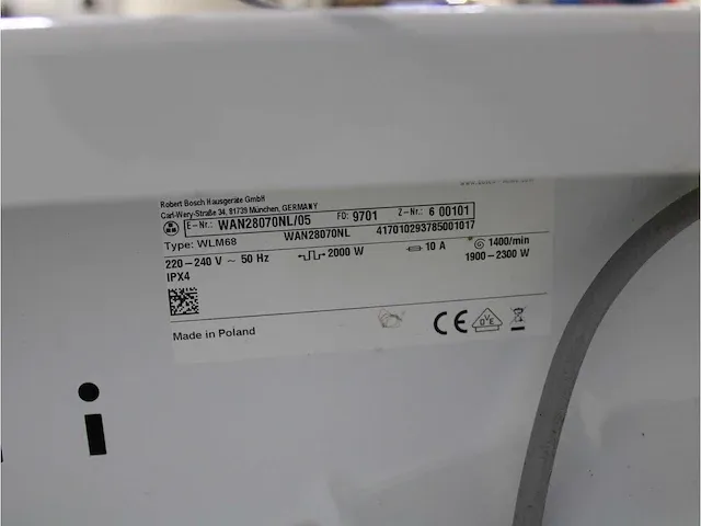 Bosch serie|4 varioperfect ecosilence drive wasmachine & bosch serie|4 droger - afbeelding 5 van  8