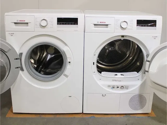 Bosch serie|4 varioperfect ecosilence drive wasmachine & bosch serie|4 droger - afbeelding 2 van  8