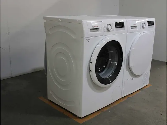 Bosch serie|4 varioperfect ecosilence drive wasmachine & bosch serie|4 droger - afbeelding 4 van  8