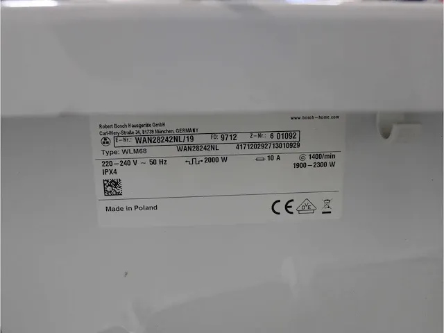 Bosch serie|4 varioperfect ecosilence drive wasmachine & bosch serie|4 droger - afbeelding 5 van  8
