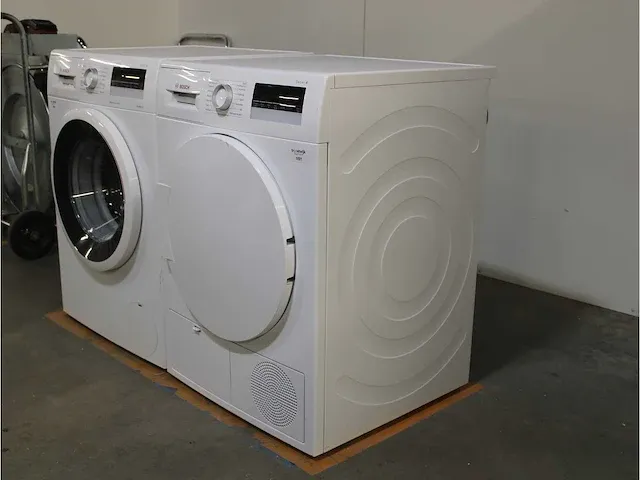 Bosch serie|4 varioperfect ecosilence drive wasmachine & bosch serie|4 droger - afbeelding 7 van  8