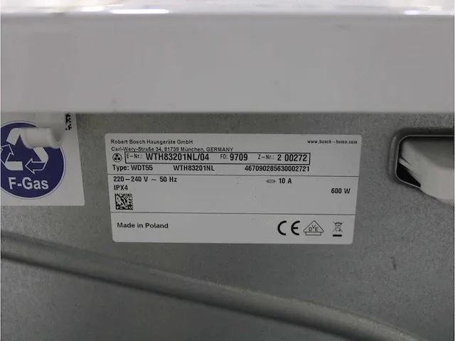 Bosch serie|4 varioperfect ecosilence drive wasmachine & bosch serie|4 droger - afbeelding 8 van  8