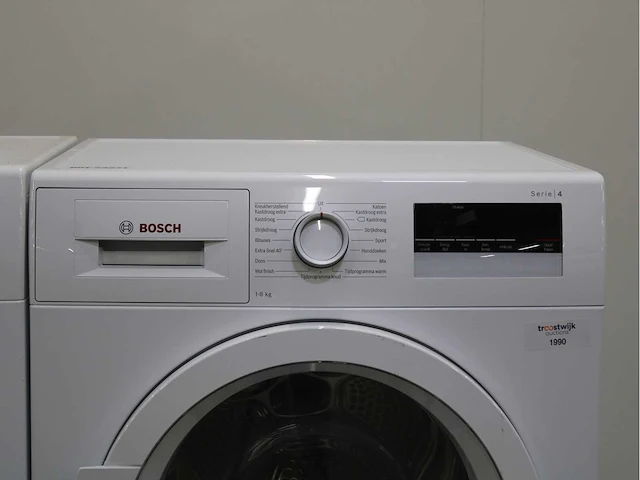 Bosch serie|4 varioperfect ecosilence drive wasmachine & bosch serie|4 droger - afbeelding 6 van  8