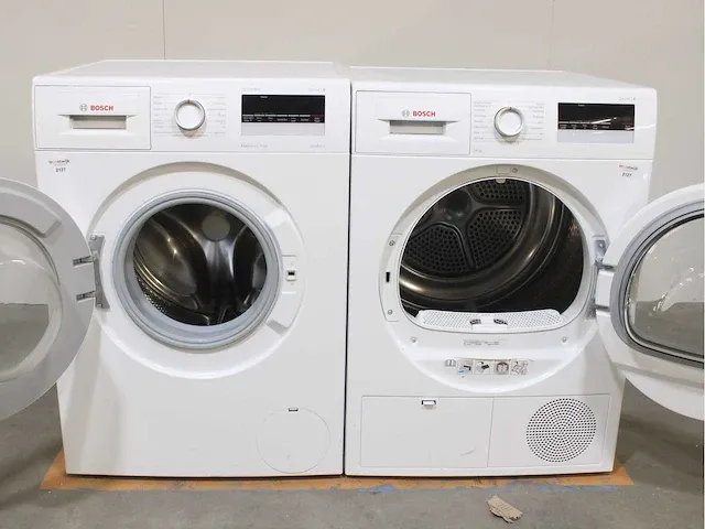Bosch serie|4 varioperfect ecosilence drive wasmachine & bosch serie|4 droger - afbeelding 2 van  8