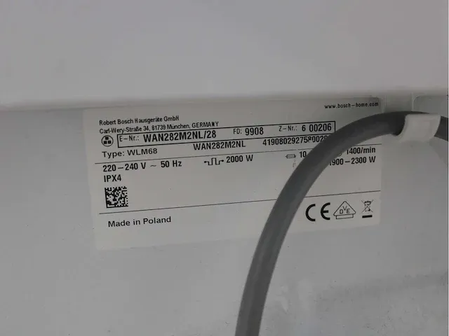 Bosch serie|4 varioperfect ecosilence drive wasmachine & bosch serie|4 droger - afbeelding 5 van  8