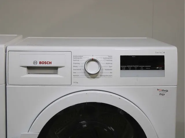 Bosch serie|4 varioperfect ecosilence drive wasmachine & bosch serie|4 droger - afbeelding 6 van  8