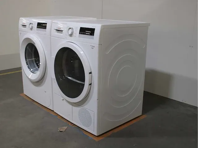 Bosch serie|4 varioperfect ecosilence drive wasmachine & bosch serie|4 droger - afbeelding 7 van  8
