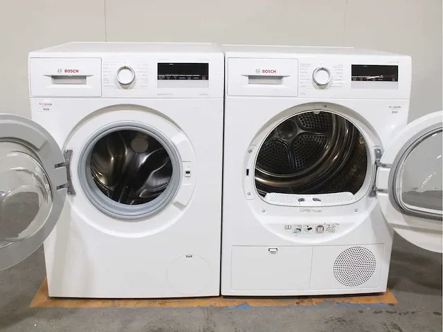 Bosch serie|4 varioperfect ecosilence drive wasmachine & bosch serie|4 droger - afbeelding 2 van  8