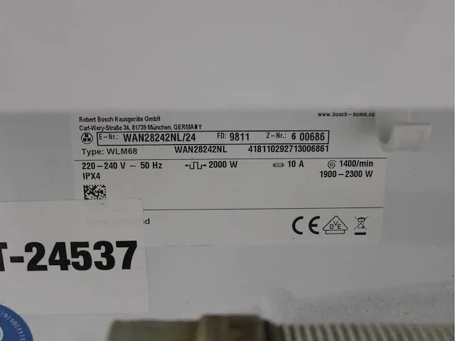 Bosch serie|4 varioperfect ecosilence drive wasmachine & bosch serie|4 droger - afbeelding 5 van  8