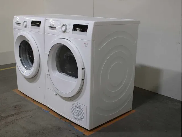 Bosch serie|4 varioperfect ecosilence drive wasmachine & bosch serie|4 droger - afbeelding 7 van  8
