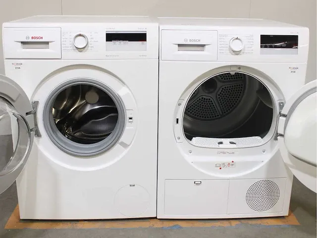 Bosch serie|4 varioperfect ecosilence drive wasmachine & bosch serie|4 droger - afbeelding 2 van  8