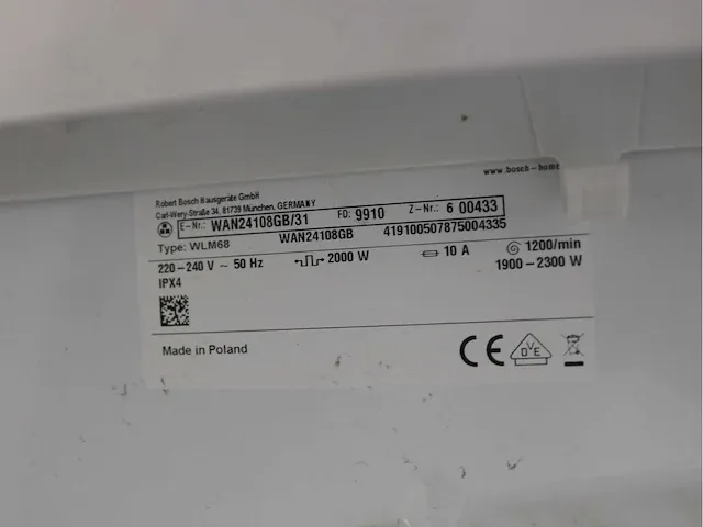 Bosch serie|4 varioperfect ecosilence drive wasmachine & bosch serie|4 droger - afbeelding 5 van  8