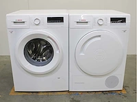 Bosch serie|4 varioperfect ecosilence drive wasmachine & bosch serie|4 selfcleaning condenser wasdroger - afbeelding 1 van  8