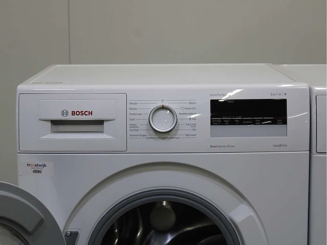 Bosch serie|4 varioperfect ecosilence drive wasmachine & bosch serie|4 selfcleaning condenser wasdroger - afbeelding 3 van  8