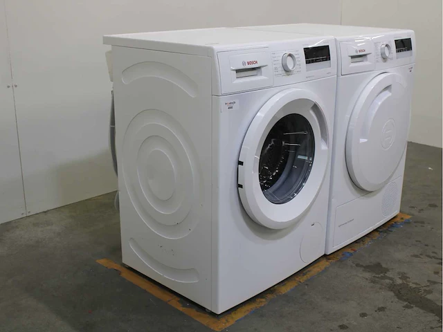 Bosch serie|4 varioperfect ecosilence drive wasmachine & bosch serie|4 selfcleaning condenser wasdroger - afbeelding 4 van  8