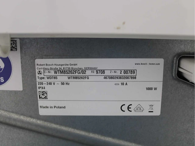 Bosch serie|4 varioperfect ecosilence drive wasmachine & bosch serie|4 selfcleaning condenser wasdroger - afbeelding 8 van  8