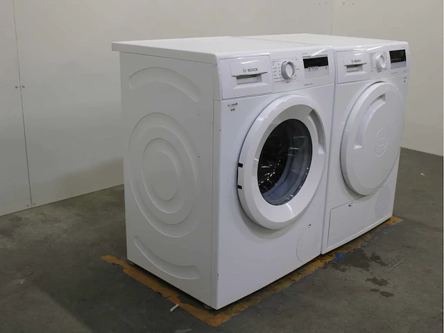 Bosch serie|4 varioperfect ecosilence drive wasmachine & bosch serie|4 sensitivedrying system autodry wasdroger - afbeelding 4 van  8