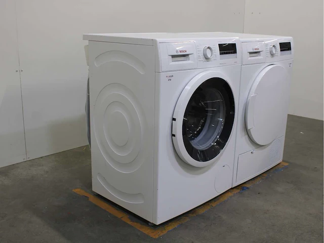 Bosch serie|4 varioperfect ecosilence drive wasmachine & bosch serie|4 wasdroger - afbeelding 4 van  8