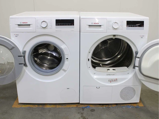 Bosch serie|4 varioperfect ecosilence drive wasmachine & bosch serie|4 wasdroger - afbeelding 2 van  7