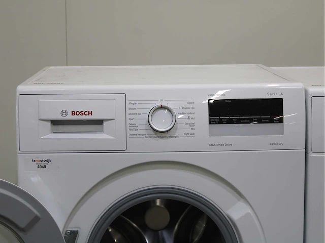 Bosch serie|4 varioperfect ecosilence drive wasmachine & bosch serie|4 wasdroger - afbeelding 3 van  8