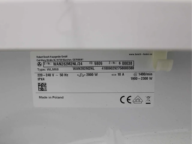 Bosch serie|4 varioperfect ecosilence drive wasmachine & bosch serie|4 wasdroger - afbeelding 5 van  8