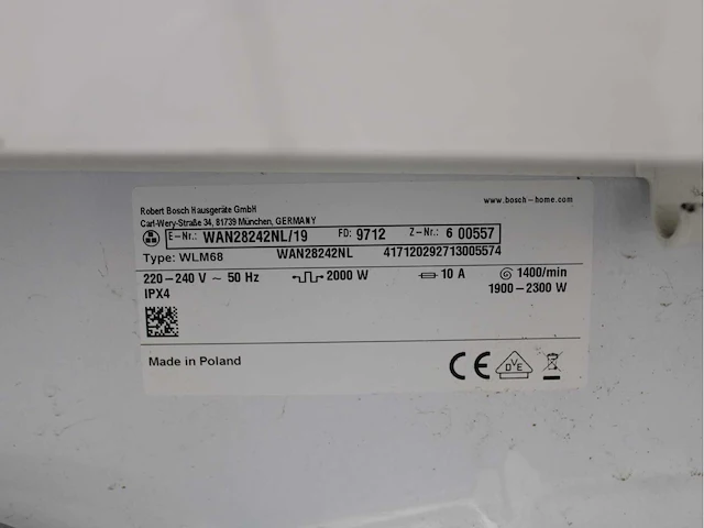 Bosch serie|4 varioperfect ecosilence drive wasmachine & bosch serie|4 wasdroger - afbeelding 5 van  8