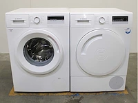 Bosch serie|4 varioperfect ecosilence drive wasmachine & bosch serie|4 wasdroger - afbeelding 1 van  8