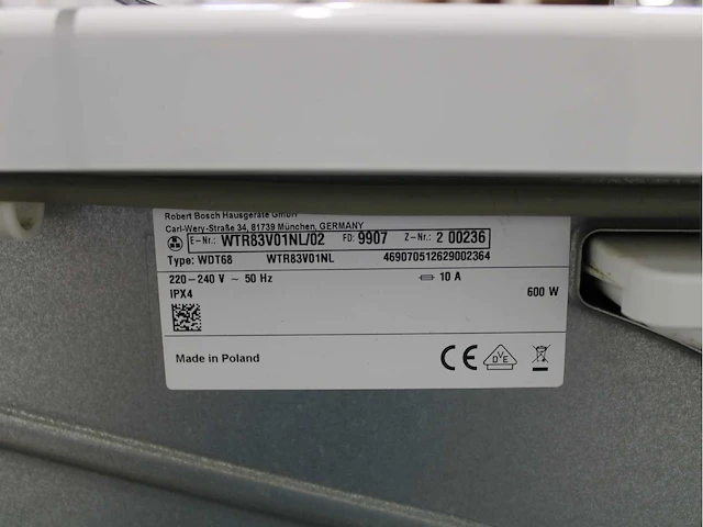 Bosch serie|4 varioperfect ecosilence drive wasmachine & bosch serie|4 wasdroger - afbeelding 8 van  8