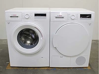 Bosch serie|4 varioperfect ecosilence drive wasmachine & bosch serie|4 wasdroger - afbeelding 1 van  8