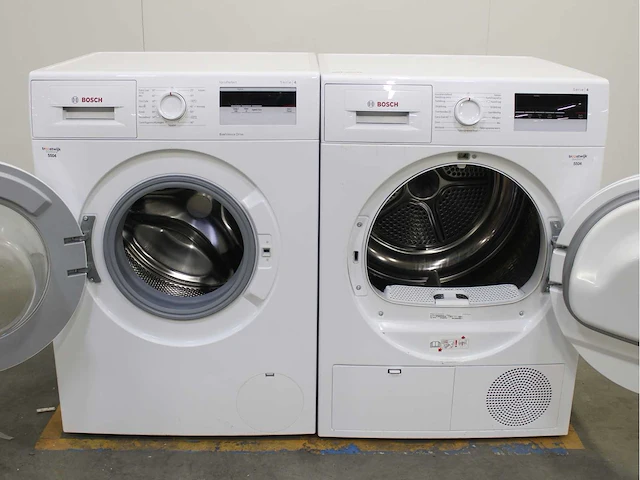 Bosch serie|4 varioperfect ecosilence drive wasmachine & bosch serie|4 wasdroger - afbeelding 2 van  8