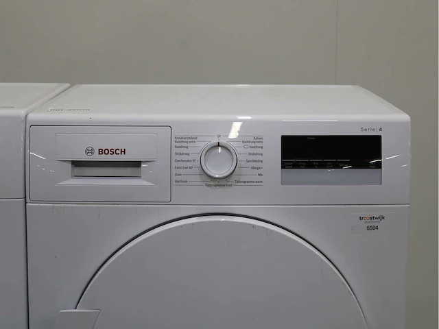 Bosch serie|4 varioperfect ecosilence drive wasmachine & bosch serie|4 wasdroger - afbeelding 6 van  8
