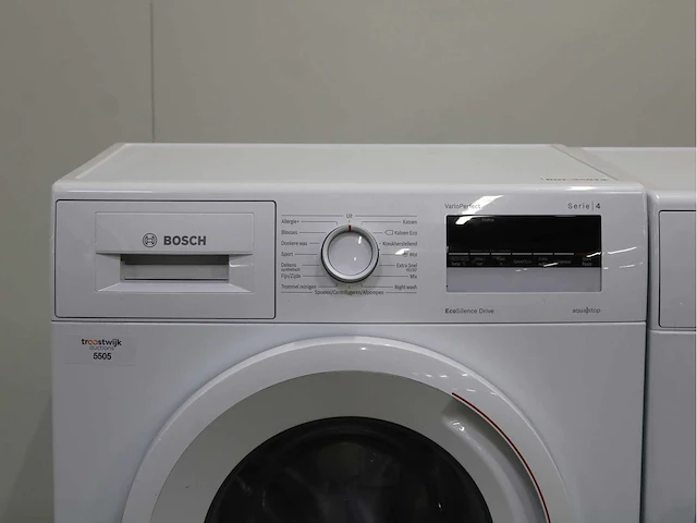 Bosch serie|4 varioperfect ecosilence drive wasmachine & bosch serie|4 wasdroger - afbeelding 2 van  8